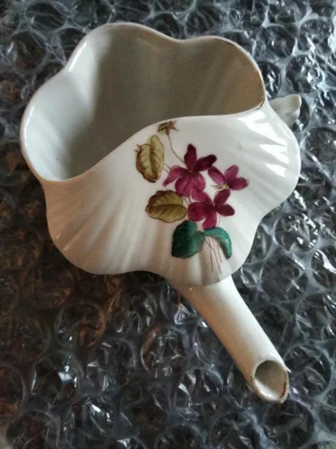 Antique Victorian Floral Invalid Feeding Cup C1900