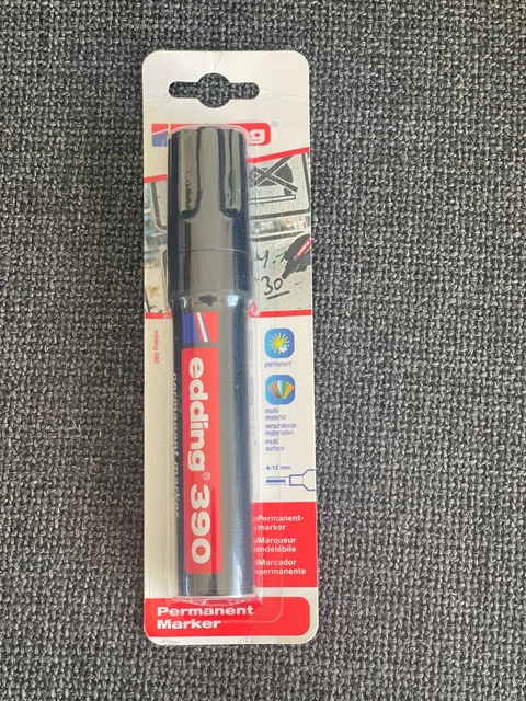 EDDING 390 Permanentmarker ca. 4 - 12mm schwarz