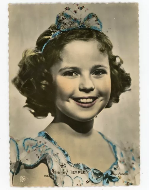 CARTE-PHOTO CP photographie - SHIRLEY TEMPLE - Fox Europa EPC