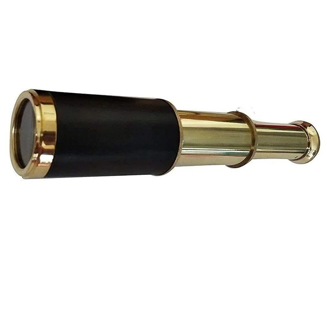 AreevaAntique Design Brass Telescope 6 inch Dollond 1920 Nautical Gift Showpiece