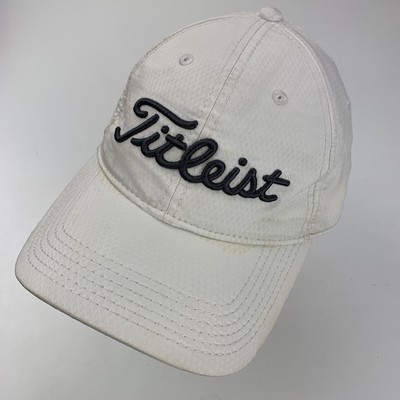 Titleist White Gold Ball Hat Adjustable Baseball