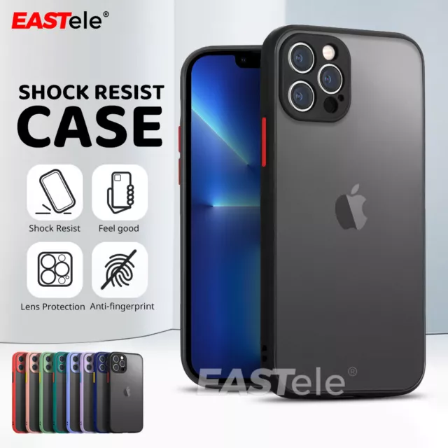 Shockproof Armor Matte Case Cover For Apple iPhone 15 14 Pro 13/Max/XR/11/12/Xs