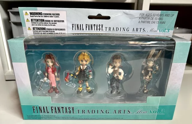 FINAL FANTASY TRADING ARTS MINI VOL 3 - SET DE 4 FIGURINES - Neuf