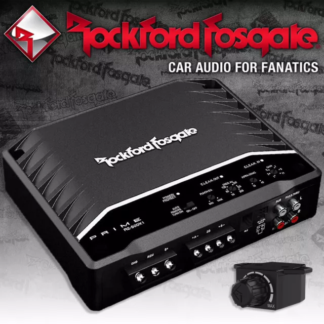 Rockford Fosgate Prime Serie R2-500X1 Monoblock Amp Endstufe Mono Verstärker