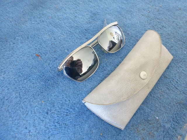 ANCIENNE LUNETTE DE soleil retro metal vintage EUR 24,90 PicClick FR