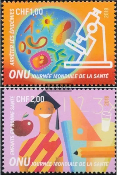 UNO - Genf 1029-1030 (kompl.Ausg.) gestempelt 2018 Weltgesundheitstag