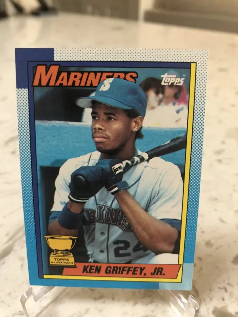 1990 Topps 336 Ken Griffey, Jr. Bloody Scar Seattle Mariners