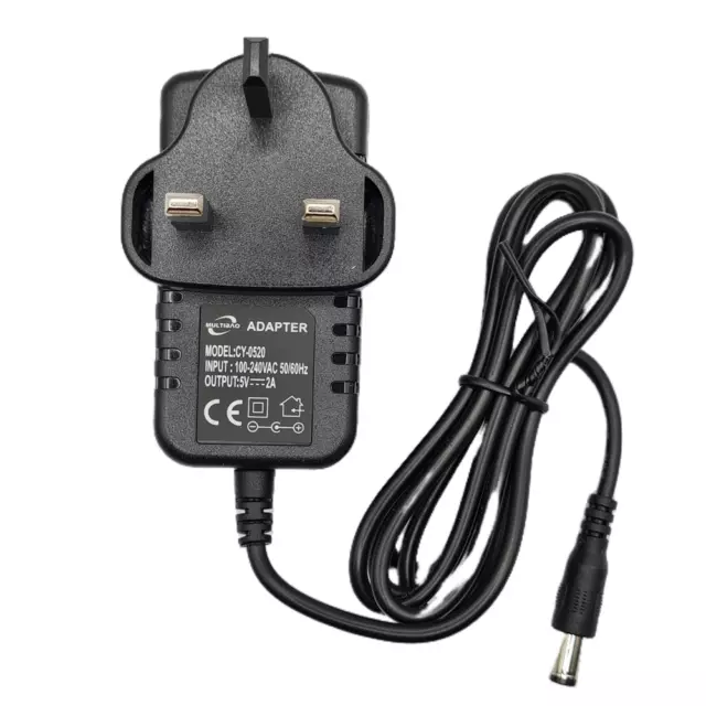 CY-0520 US Plug 5V 2A 5.5mm Universal DC Power Supply Adapter