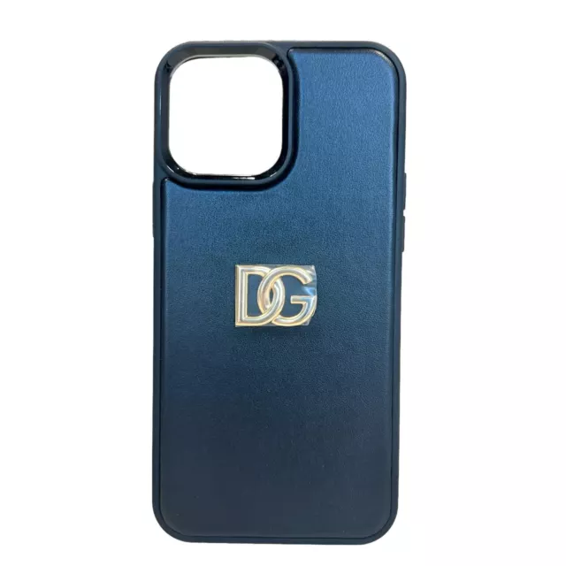 DOLCE & GABBANA iPhone 13 Max Pro Apple Smartphone Cover Black Gold NEW RRP 150