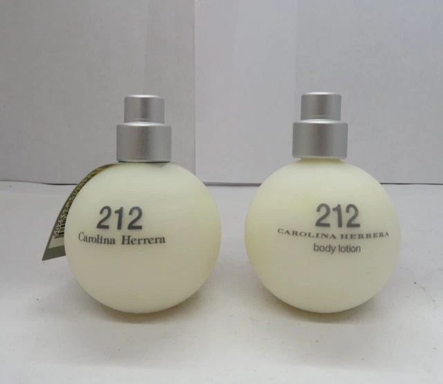 212 Set By Carolina Herrera: **Lot of 2** Body Lotion 1.7 Fl oz/50 ml each Women