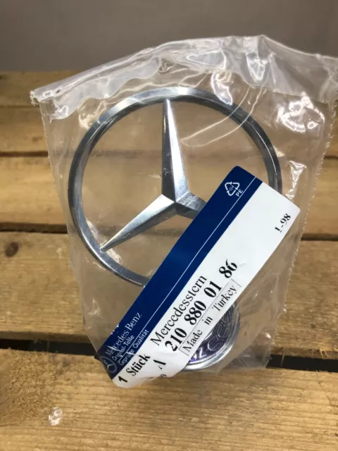 New Genuine Mercedes Bonnet Star Emblem Badge A2108800186
