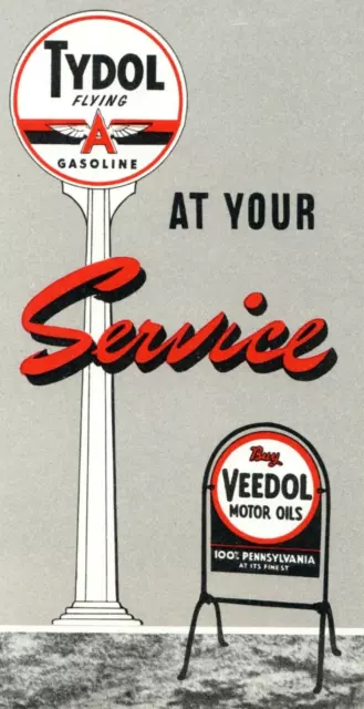 1930's Tydol Flying A Gasoline Advertising Ink Blotters Veedol Motor Oils