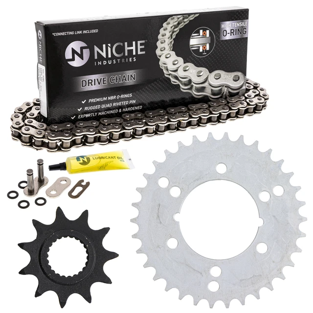Sprocket Chain Set for Polaris Trail Blazer 250 11/34 Tooth 520 O-Ring Combo Kit