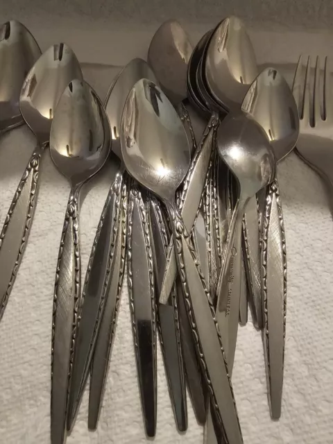 Vintage Oneida Community Stainless Steel Flatware Venetia  Exras Lot