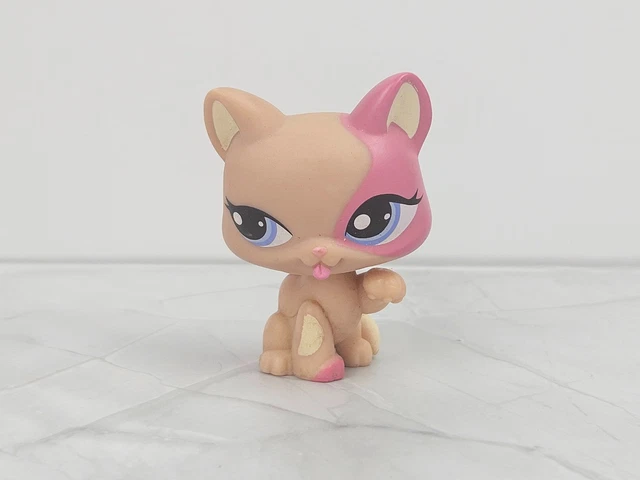 Figurine Littlest Pet Shop Hasbro - Chat De Gouttière Tabby Cat Numéro 815 Authentique