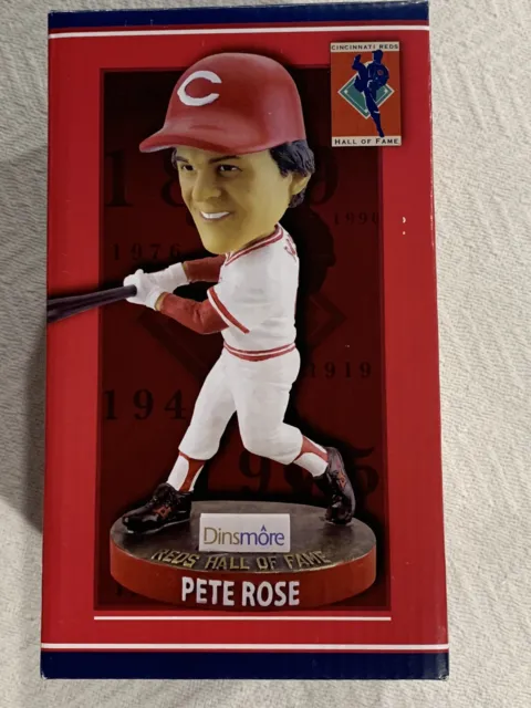 Pete Rose 2017 CINCINNATI REDS Hall of Fame Bobble Head MLB Baseball *RARE