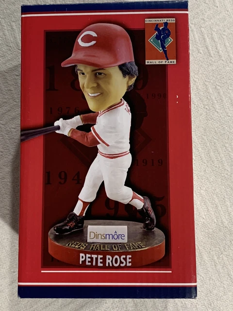 Pete Rose 2017 CINCINNATI REDS Hall of Fame Bobble Head MLB Baseball *RARE Pete Rose 2017 CINCINNATI REDS Hall of Fame Bobble Head MLB Baseball *RARE