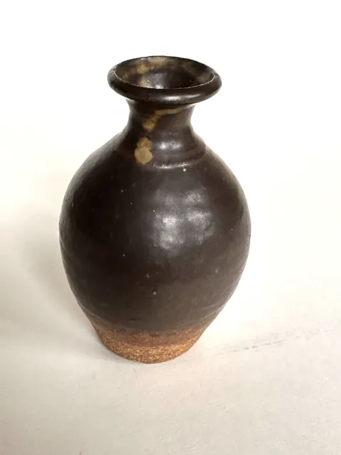 Signed Hand Thrown Studio Art Pottery Vase Weed Pot Vintage Ceramic