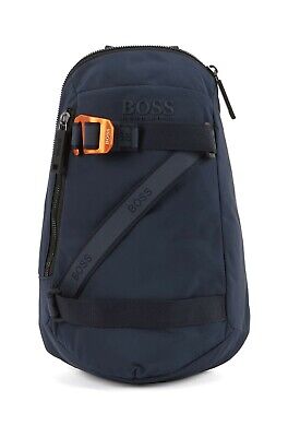 Hugo Boss Krone Monostrap Navy Messenger Bag