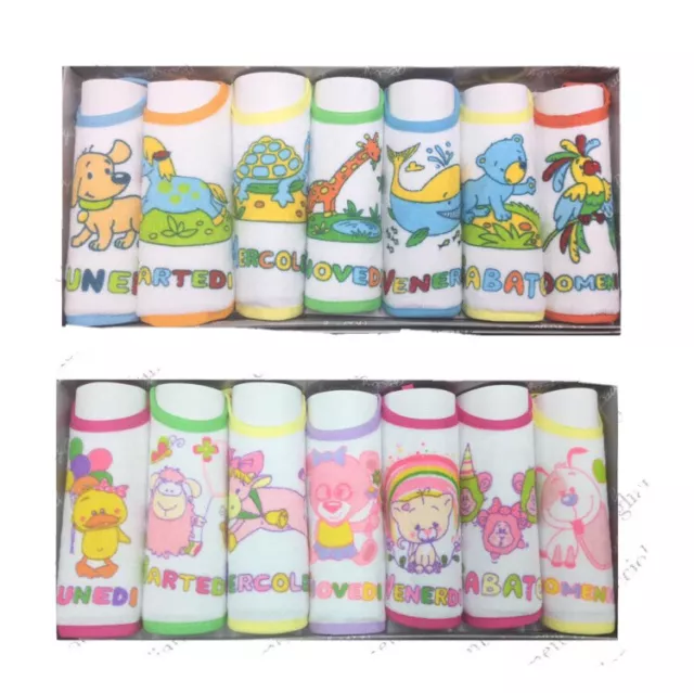 BAVETTE DELLA SETTIMANA “Roby Baby” IN PVC assortimento Maschio O Femmina