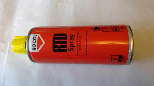 Rocol Rtd Spray Taglio Metallo Lubrificante Doppio Strumento Vita 400Ml