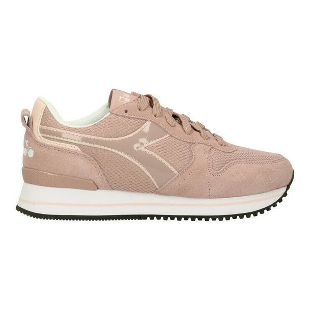 Scarpe donna ragazza diadora Olympia platform zeppa rosa nuovo sneakers sportiva