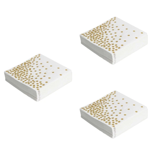 3x Toallas Decorativas Cóctel Servilletas Fiesta Mesa Decoración