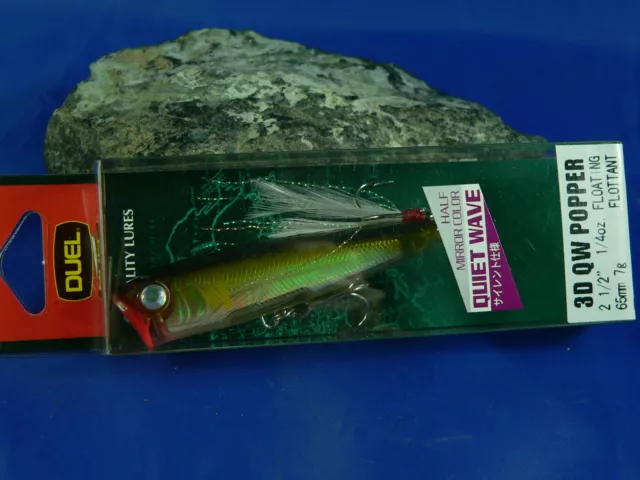 Artificiale Duel Popper 3D QW 65mm 7gr spinning lago, mare, black bass, spigola