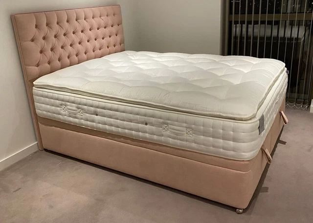 KING SIZE OTTOMAN BED W/ STORAGE, HEADBOARD AND MATTRESS Bensons for ...