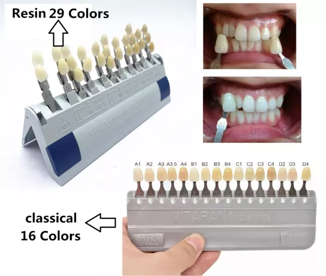 VITA Toothguide 3D Master with Bleached Shade Guide 29 Colors classical 16 Color