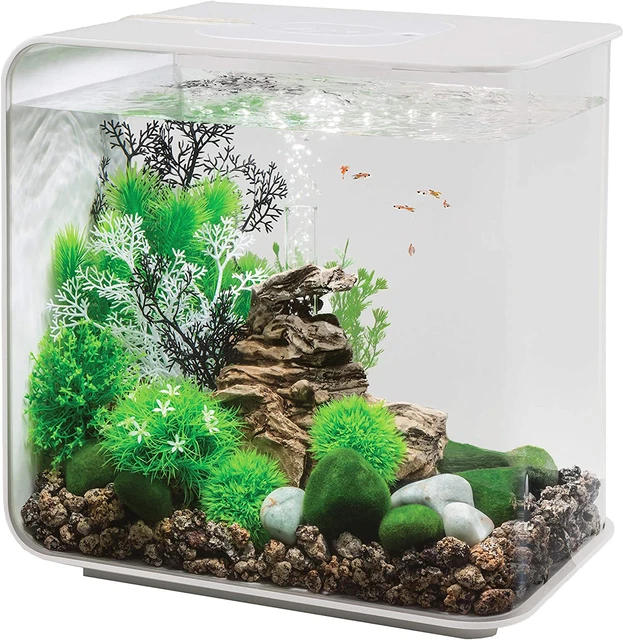 biOrb Flow 30 Aquarium with LED - 8 Gallon, White
