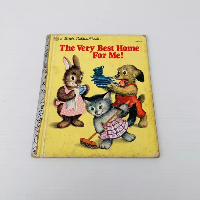 Little Golden Book - The Very Best Home For Me! 1980 - Free Post