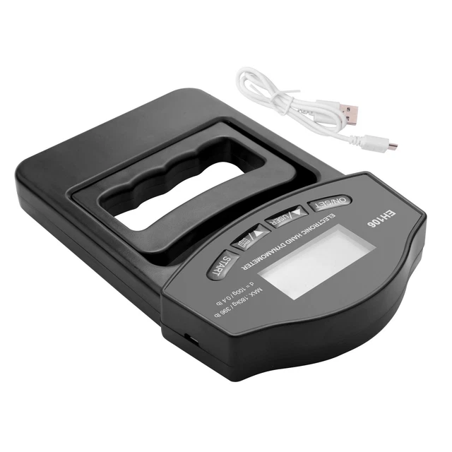 Dynamomètre Prise Main Inaepeak 180kg - Électronique Rechargeable, LCD, Testeur Force Poignée
