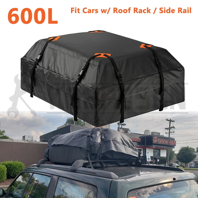 600L CAR SUV Travel Roof Rack Bag Cargo Storage Luggage Carrier Box Waterproof £47.16 PicClick UK