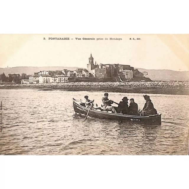 Fuenterrabía - Vue générale prise de Hendaye.