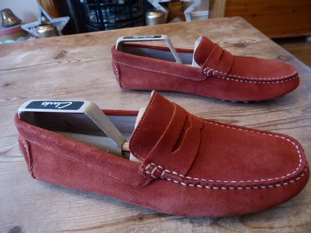 MENS SUEDE HAMMOND &Co. loafers - size uk 7 great condition cost £  £ - PicClick UK