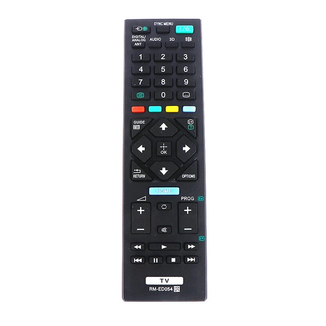 Télécommande Remplacement Pour Sony TV – Compatible RM‑ED054 | 10 M De Portée | Plug & Play