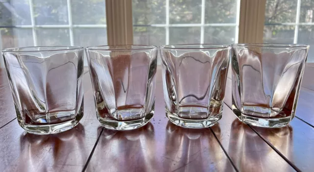 Anchor Hocking Lexington 11 Oz Tumblers Double Old Fashioned Rocks Glasses Set/4