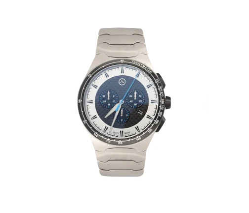 Audi Cronografo Orologio Titan Orologio da Polso Uomo Argento Nero
