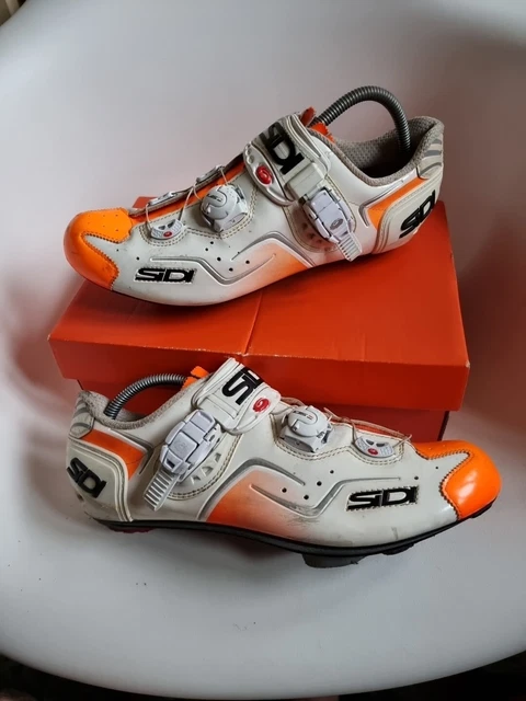 SIDI KAOS ROAD CYCLING SHOES size 44 Yellow Fluorescent carbon composite sole 62.00 PicClick UK