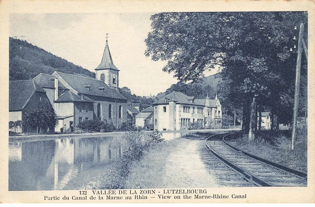 57 Lutzelbourg #21106 Partie Du Canal Voie De Chemin De Fer