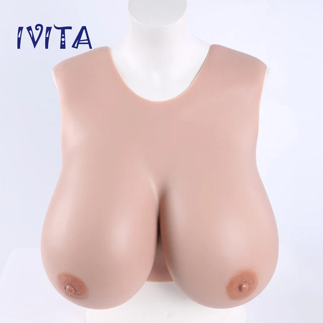 Silicone G Tazza Mezzo Corpo Seno Finto Forma Tette Finte Per Trans Transgender - Foto 12