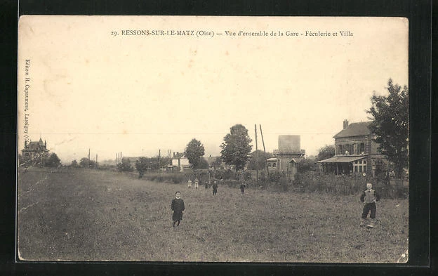 CPA Ressons-sur-le-Matz, overview of the station