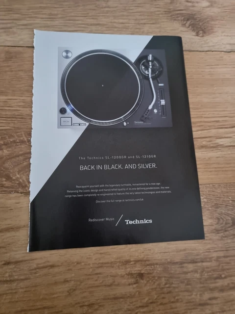 Tad23 Advert 11X8 Technics : Sl-1200Gr & Sl-1210Gr Turntable
