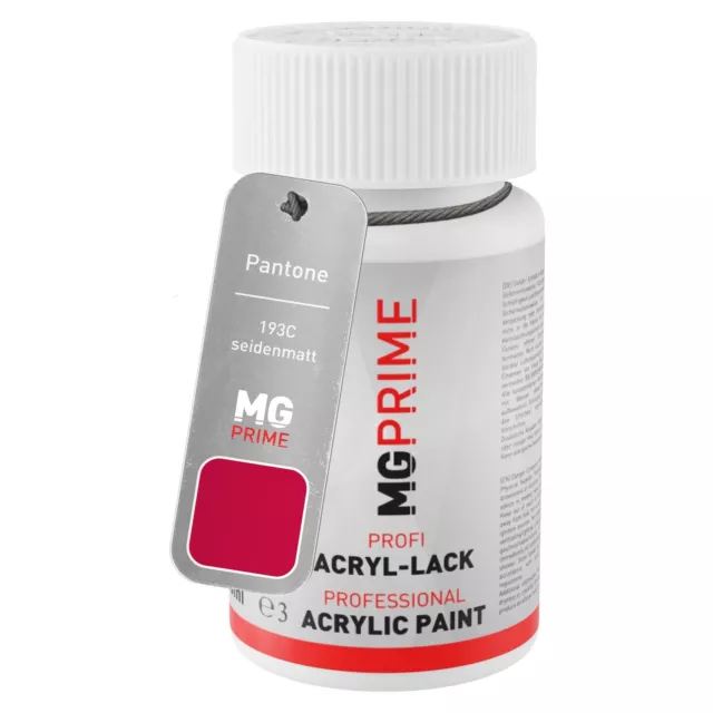Pantone 193C Red seidenmatt Lackstift 50 ml schnelltrocknend
