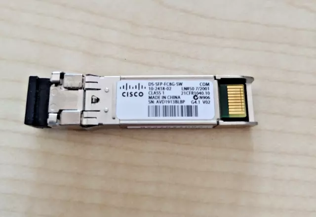 Cisco DS-SFP-FC8G-SW SFP+ 1000Base-SX 8GB Transceiver