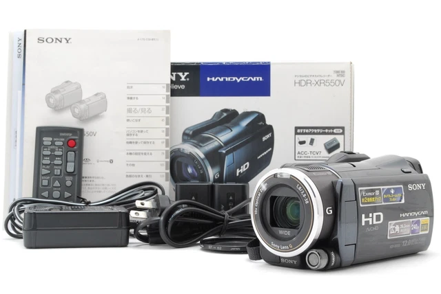 MINT IN Box ] SONY HDR-CX550V Handycam Camcorder 