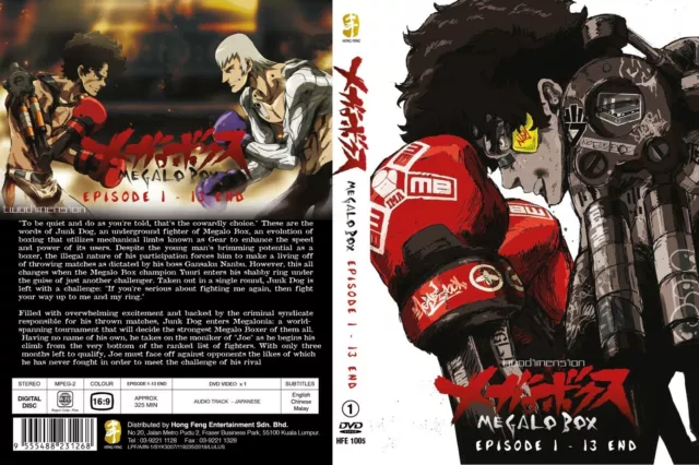 DVD ANIME ~ Megalo Box (1-13End) sous-titre anglais & toute la région + CADEAU GRATUIT