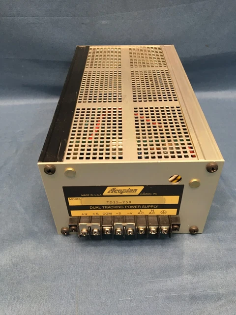 EUC-ACOPIAN TD15-250 Dual Tracking Power Supply Unit TD15250