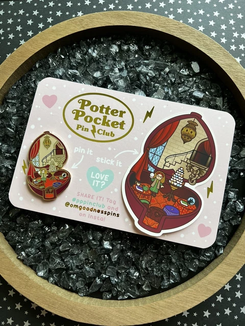 OMGoodness Divination Prof Trelawny Harry Potter Pocket Pal Pin Club NEW Sticker